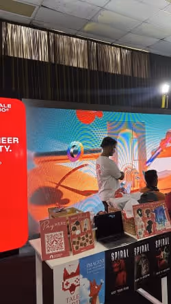 Foxtale Studio exhibiting at Sri Lanka’s largest game showcase, representing the local game development industry.